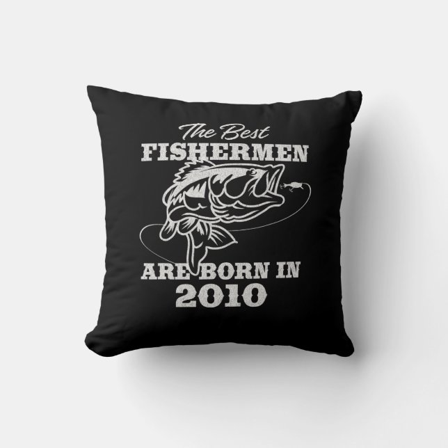 Coussin Le meilleur cadeau d'anniversaire pour Pêcheur des (Recto)