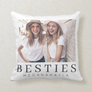 Coussin Le minimaliste moderne chic Meilleur Amis Photo BF
