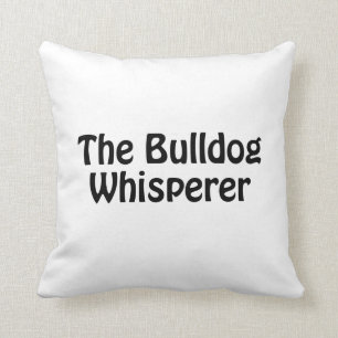 Coussin le murmure de bulldog