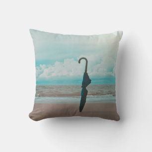 Coussin Le parapluie - Deux côtés de couleurs différentes