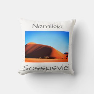 Coussin Le paysage des dunes de sable de Namibie Sossusvle