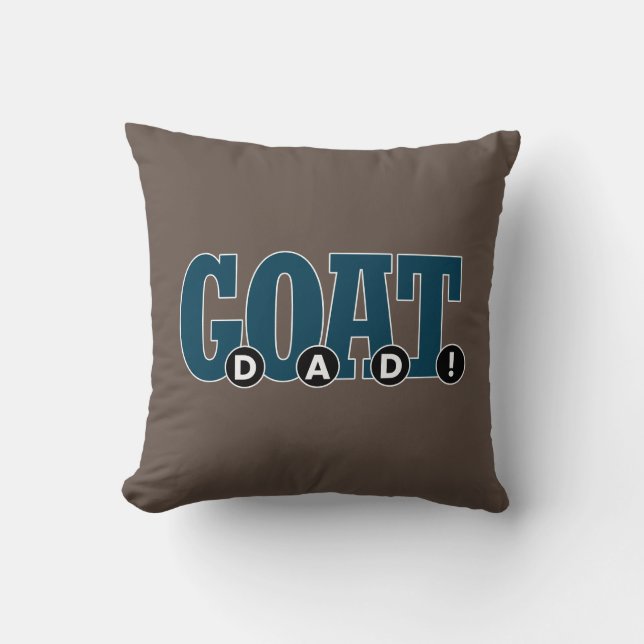 Coussin "LE PÈRE DU G.O.A.T. !" Pour l'impression graphiqu (Recto)