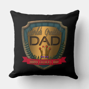 Coussin Le plus grand papa du monde FÊTE DES PÈRES