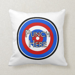 Coussin Le "poinçon ici" se reposent