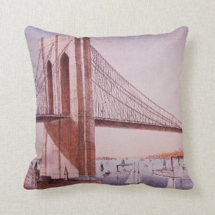 Coussin Le pont de Brooklyn