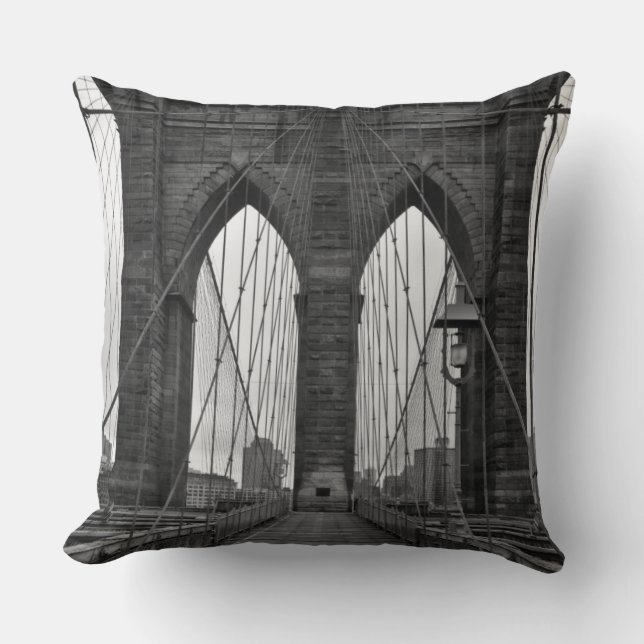 Coussin Le pont de Brooklyn à New York City (Recto)