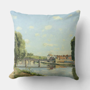 Coussin Le Pont Du Chemin De Fer Camille Pissarro