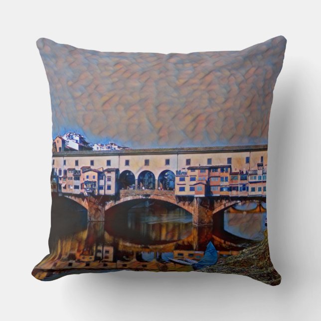 Coussin Le Ponte Vecchio (Recto)