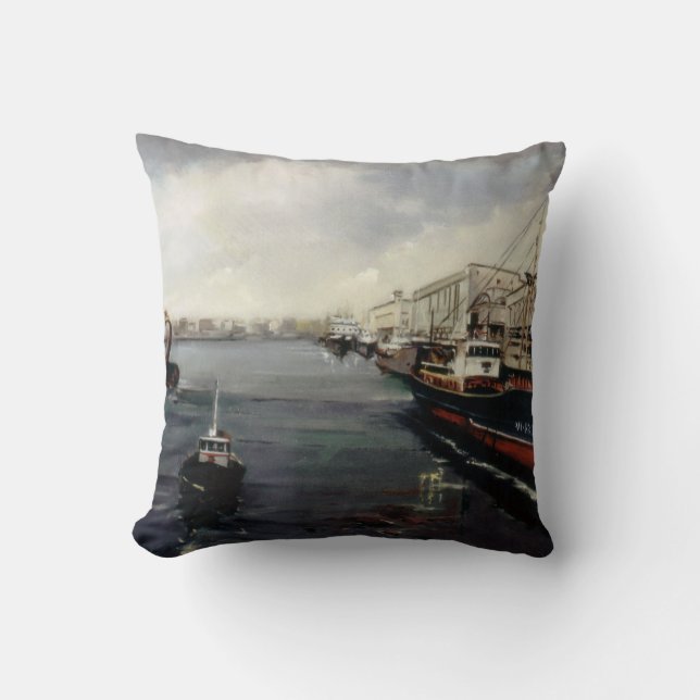 Coussin Le puerto/O Porto/The port (Recto)