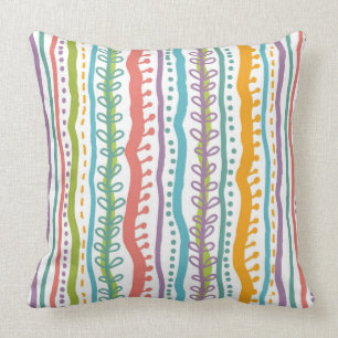 Coussin Le résumé barre le motif vertical