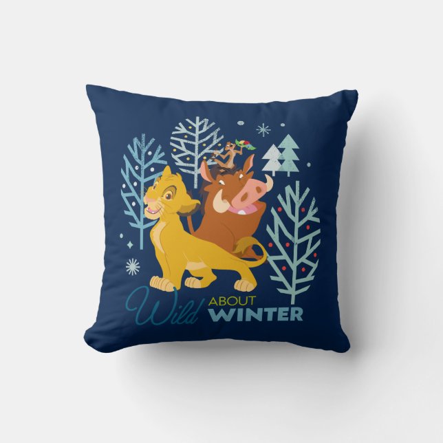 Coussin Le Roi Lion| L'hiver sauvage (Recto)