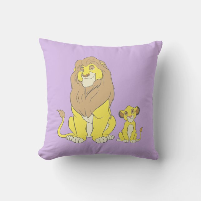 Coussin Le Roi Lion| Rois puissants (Recto)