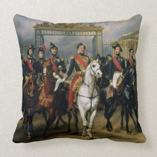 Coussin Le Roi Louis-Philippe (1773-1850) la France et à