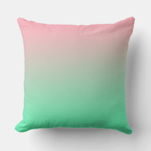 Coussin Le rose pastel et le vert pâle devraient toujours 