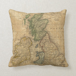 Coussin Le Royaume-Uni de l'Angleterre, de l'Ecosse et de