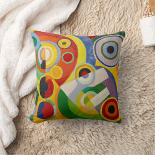 Coussin Le rythme, la joie de vivre   Robert Delaunay  
