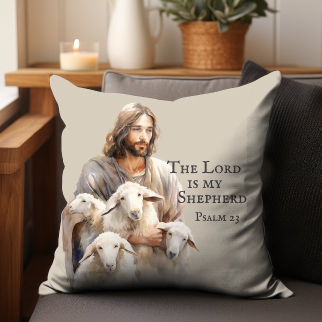 Coussin Le Seigneur est Mon Berger - Psaume 23 Jeu d'Oreil (Créateur téléchargé)