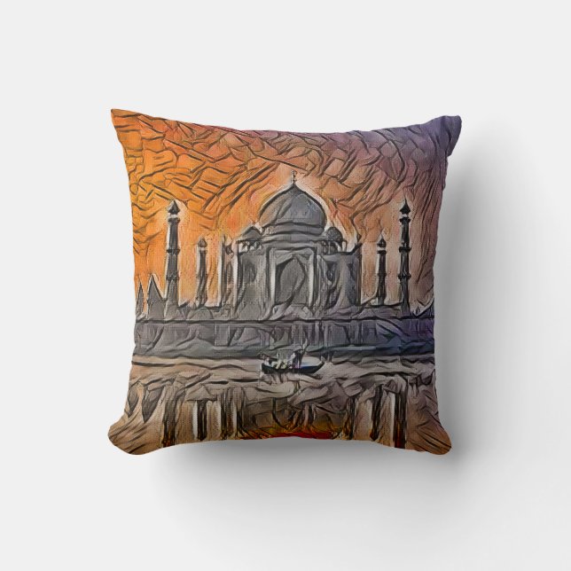 Coussin Le Taj Mahal (Recto)