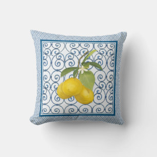 Coussin Le treillis toscan W de citronnier part de l'art