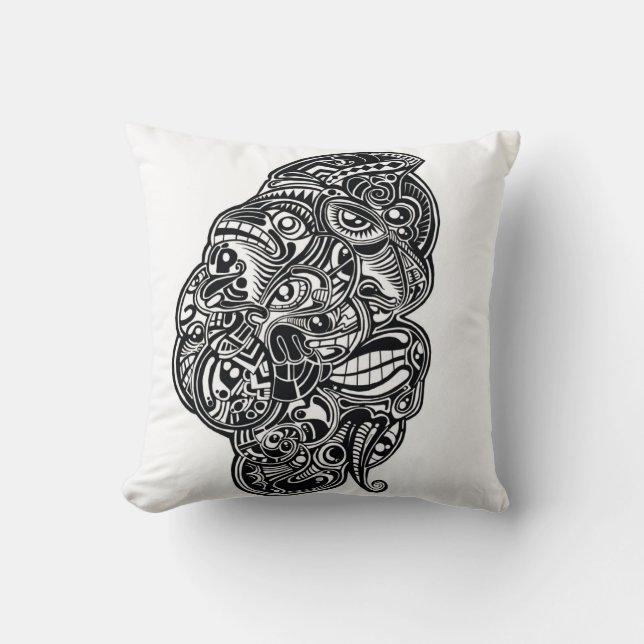 Coussin Le visage (Recto)