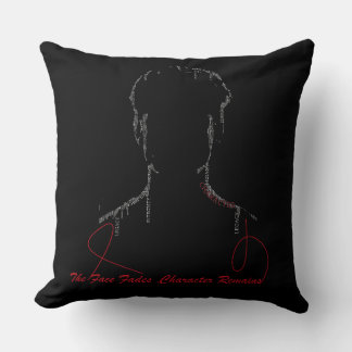 Coussin Le Visage S'estompe. Le Caractère Reste | Typo Min