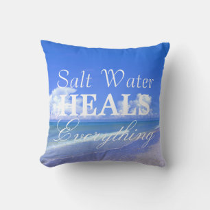 Coussin L'eau salée guérit tout