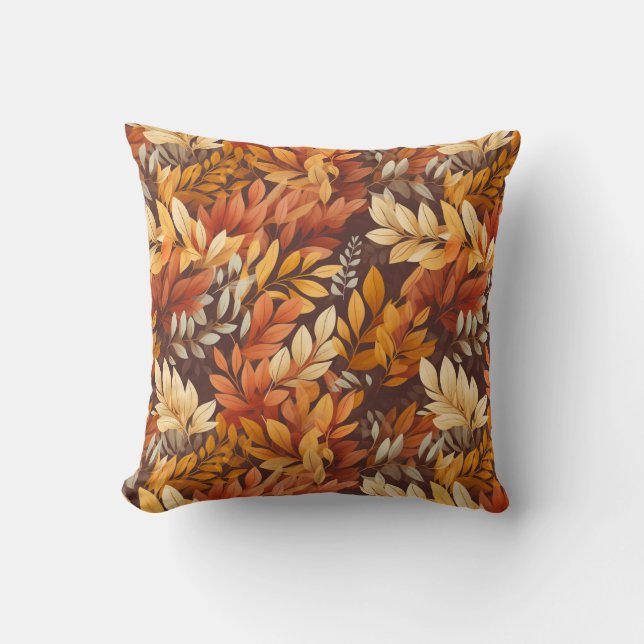 Coussin Leaves d'automne Jeu d'oreiller (Recto)