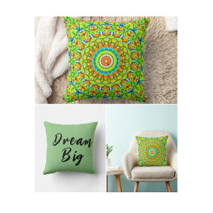 Coussin Lecteur de jetons de texte et de conception