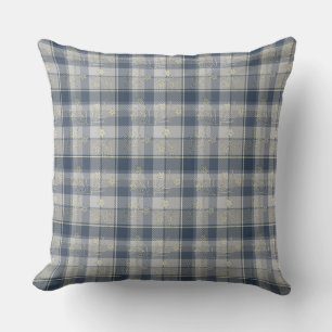 Coussin Lecteur gris et jaune et fleurs Jetez l'oreiller 2