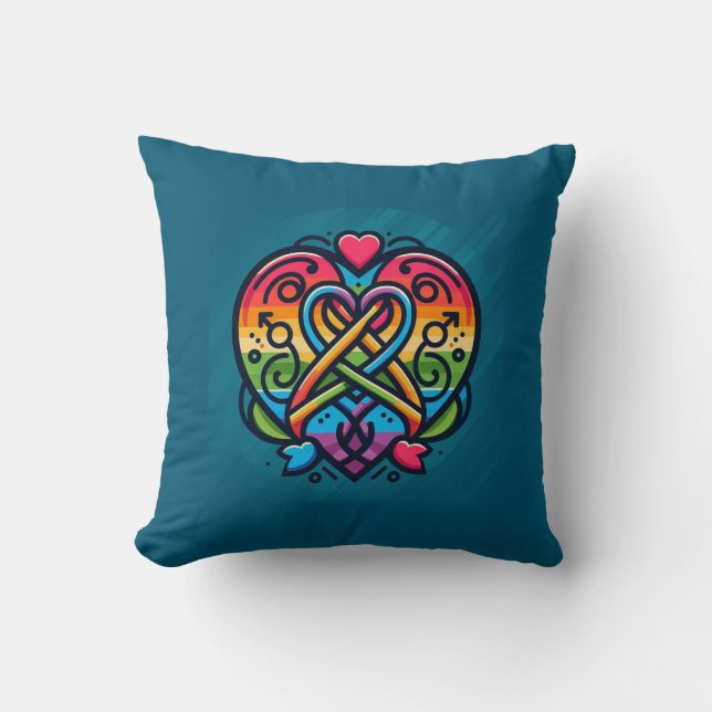 Coussin Lecteur LGBTQ (Recto)