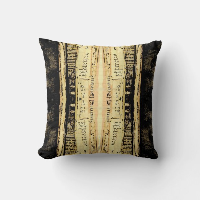 Coussin Lecture entre les lignes (Recto)