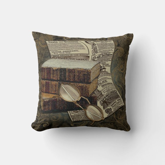 Coussin Lecture vintage (Recto)