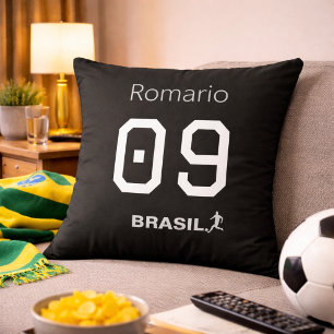 Coussin Légende de la Seleção du Brésil Décor Accessoire d