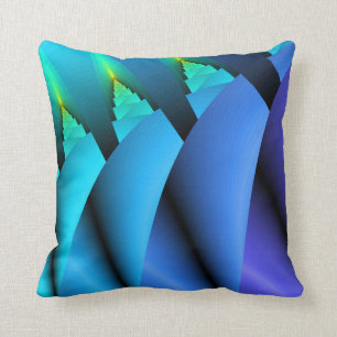 Coussin léger de sofa de bougie : Bleu, turquoise