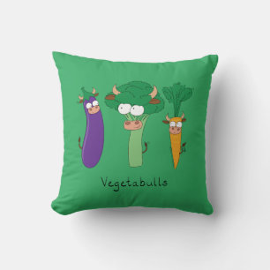 Coussin Légumes Bulls Joli Cartoon pour enfants