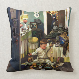 Coussin L'enfant en bas âge vide des bourses