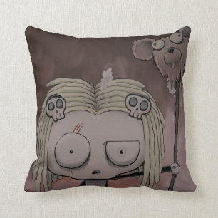Coussin Lenore : Chasseur d'ours !