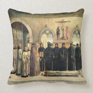Coussin L'enterrement de St Jerome, c.1470-1472 (l'huile