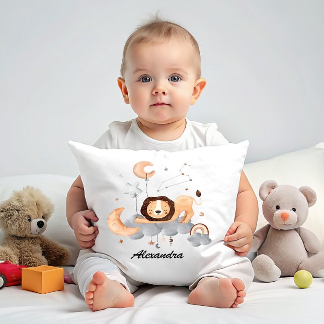 Coussin Leo Baby - Entendez-moi le rôdeur - Nursery person (Créateur téléchargé)