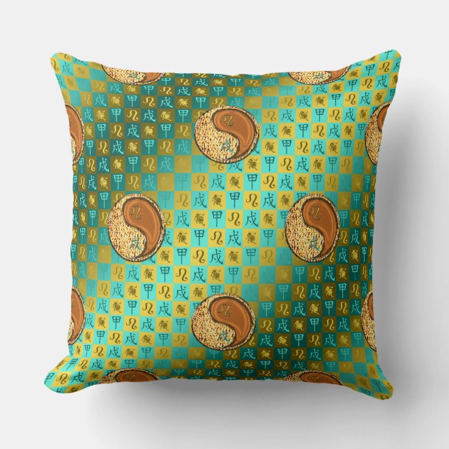 Coussin Léo & Chien de Bois (Recto)