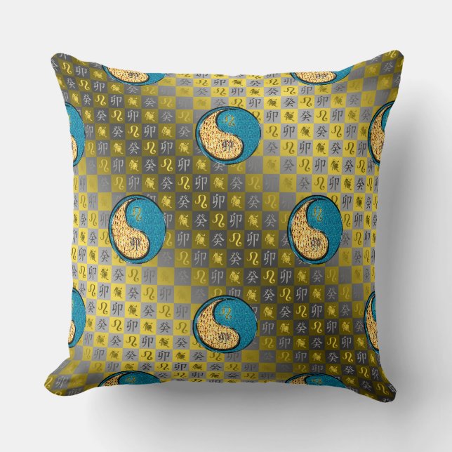 Coussin Léo & Lapin d'eau (Recto)