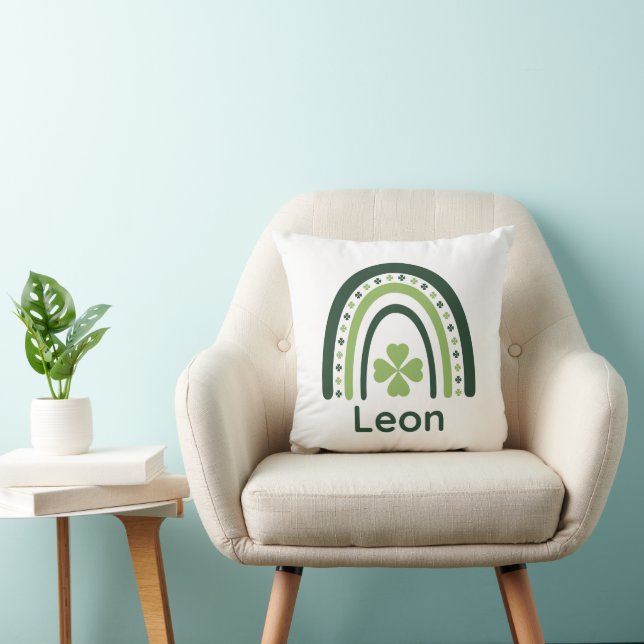 Coussin Leon Clover Boho Arc-en-ciel (Chaise)