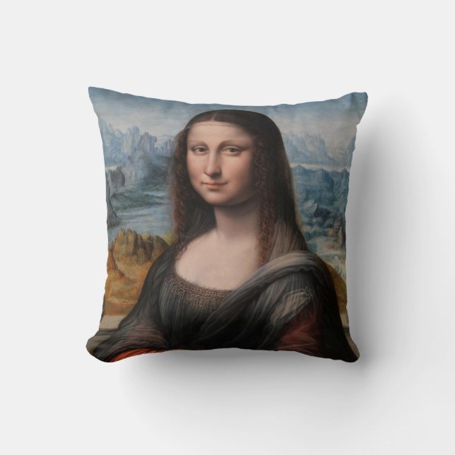 Coussin Leonardo da Vinci | Mona Lisa (Recto)
