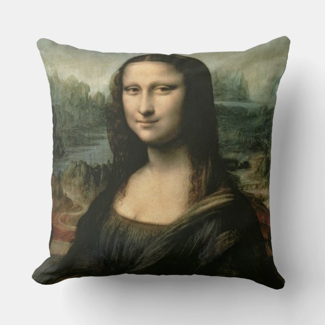 Coussin Leonardo Vinci | Mona Lisa, c.1503-6 (Recto)