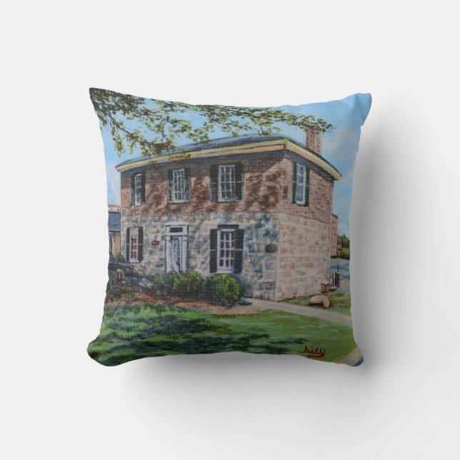 Coussin Leonardtown Old Jail Museum Centre d'accueil Couss (Recto)