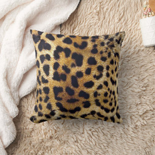 Coussin Leopard africain