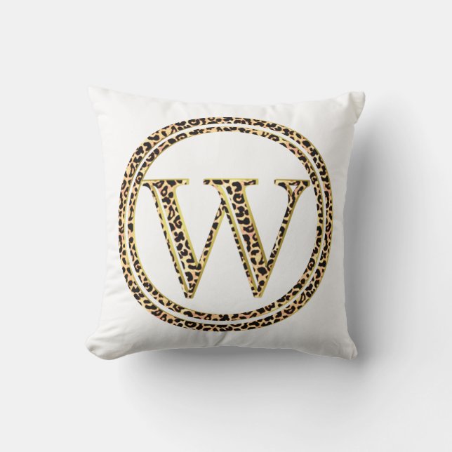 Coussin Leopard W (Recto)