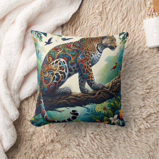 Coussin Leopard Zeal : Des Motifs de la jungle dynamiques (Couverture)