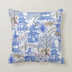 Coussin Léopards de partie dans la forêt de pagoda