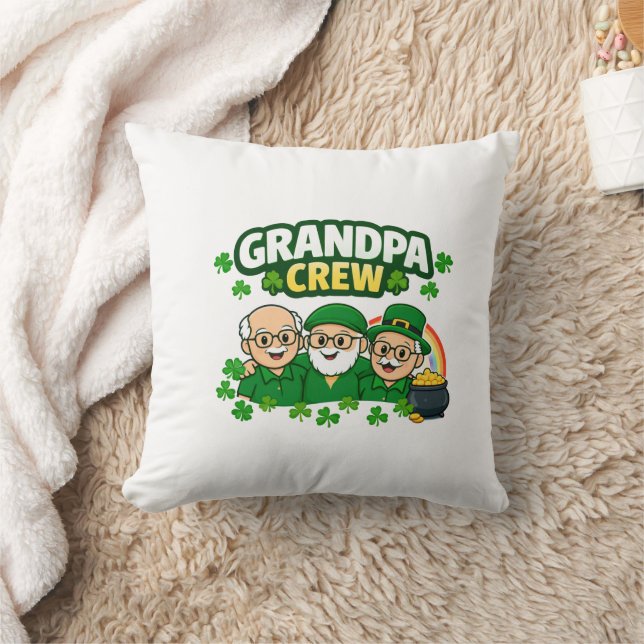 Coussin L'équipage de Papy (Couverture)